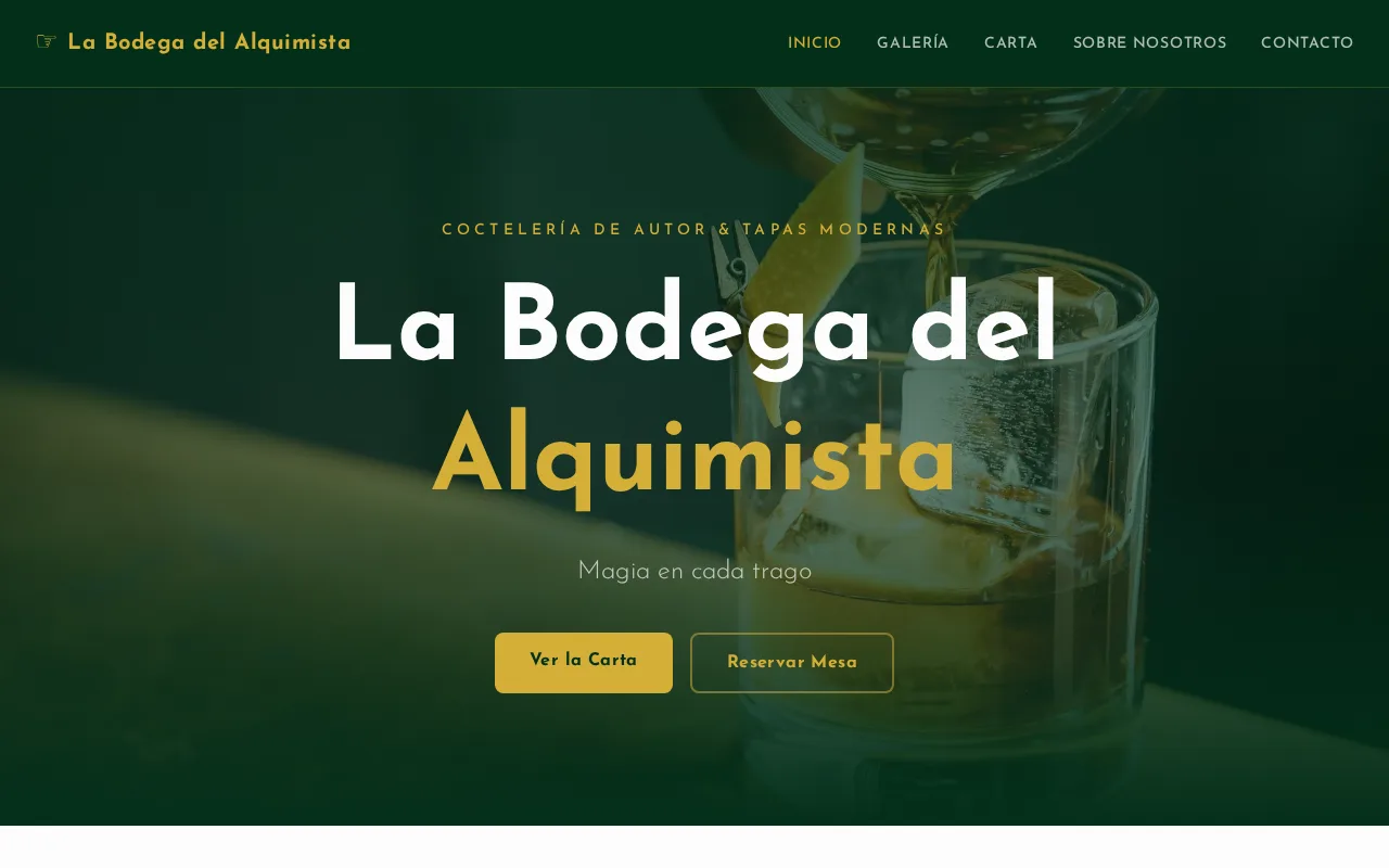 Vista previa del proyecto La Bodega del Alquimista